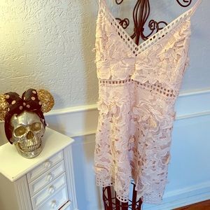 Lace Cut-out dress